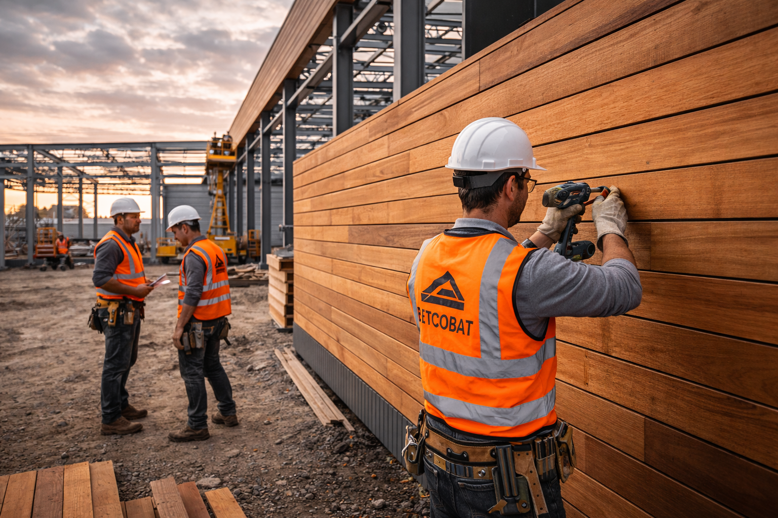 BETCOBAT - Équipe et chantier