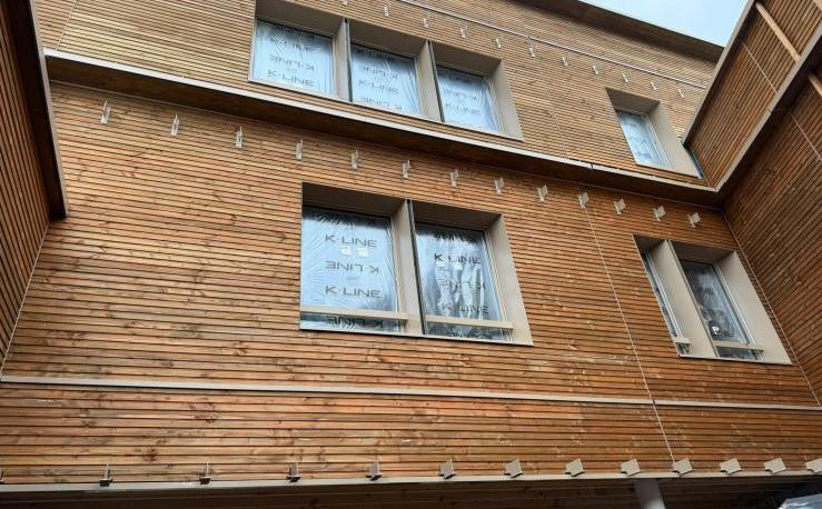 Faïencerie – bardage bois et métallique